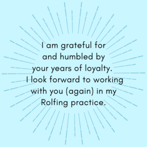 Thank you for loyalty - post COVID-19